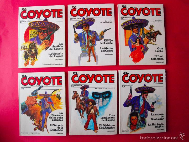 C&oacute;mics: 42 LIBROS DE EL COYOTE - J. MALLORQU&Iacute; - EDICIONES FORUM - Foto 4