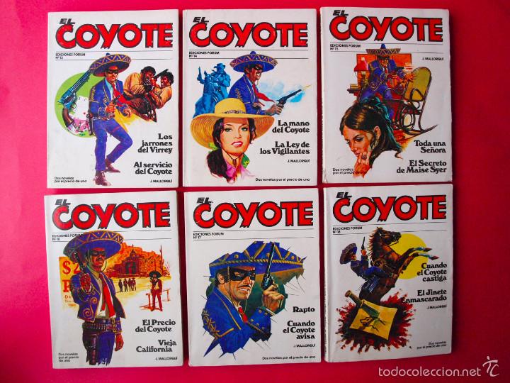 C&oacute;mics: 42 LIBROS DE EL COYOTE - J. MALLORQU&Iacute; - EDICIONES FORUM - Foto 5