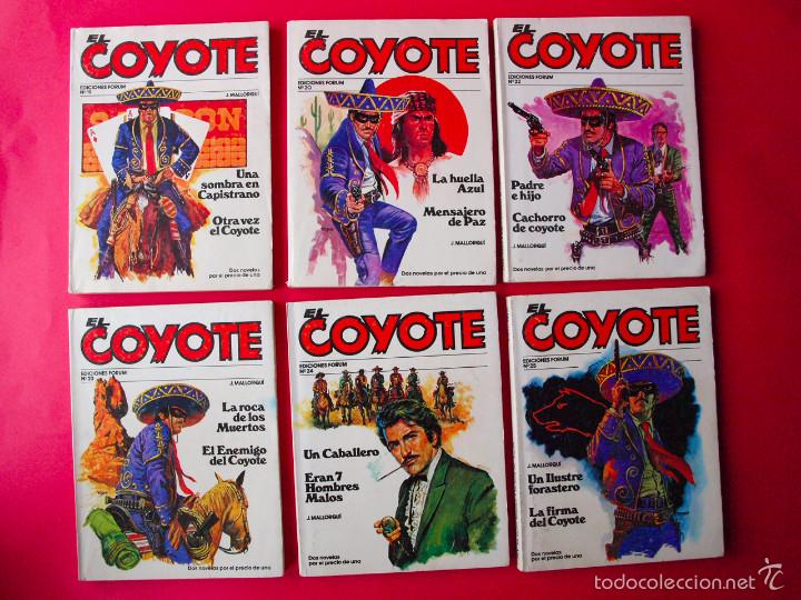 C&oacute;mics: 42 LIBROS DE EL COYOTE - J. MALLORQU&Iacute; - EDICIONES FORUM - Foto 6