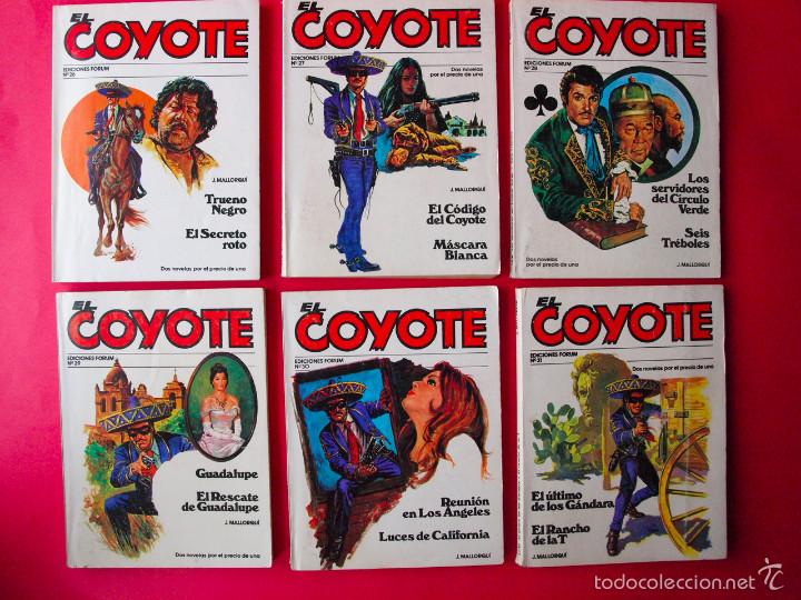 C&oacute;mics: 42 LIBROS DE EL COYOTE - J. MALLORQU&Iacute; - EDICIONES FORUM - Foto 7