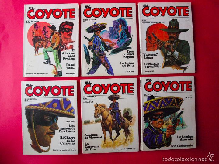 C&oacute;mics: 42 LIBROS DE EL COYOTE - J. MALLORQU&Iacute; - EDICIONES FORUM - Foto 8