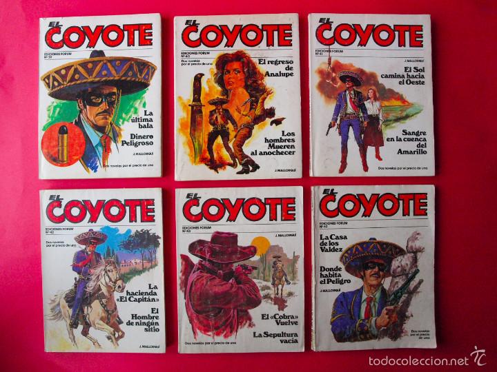 C&oacute;mics: 42 LIBROS DE EL COYOTE - J. MALLORQU&Iacute; - EDICIONES FORUM - Foto 9