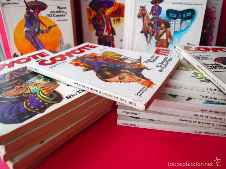 C&oacute;mics: 42 LIBROS DE EL COYOTE - J. MALLORQU&Iacute; - EDICIONES FORUM - Foto 10