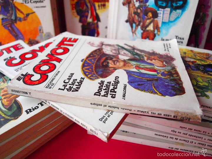C&oacute;mics: 42 LIBROS DE EL COYOTE - J. MALLORQU&Iacute; - EDICIONES FORUM - Foto 11