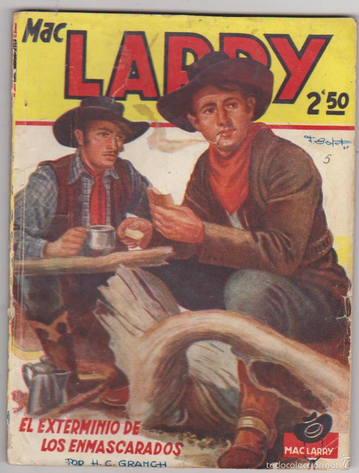 C&oacute;mics: Mac Larry n&ordm;  5. El exterminio de los enmascarados. Cliper  194?. - Foto 1