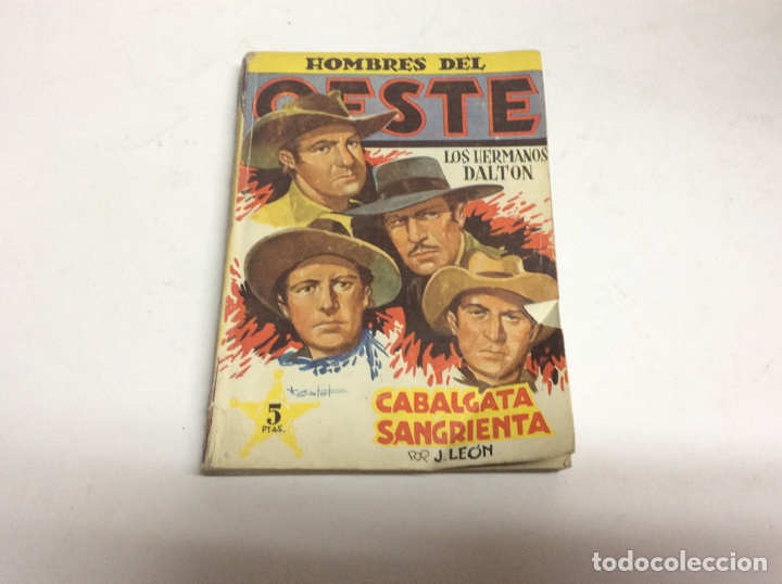 C&oacute;mics: CABALGATA SANGRIENTA / J. LEON - HOMBRES DEL OESTE N&ordm; 15 -ED. CLIPER - Foto 1