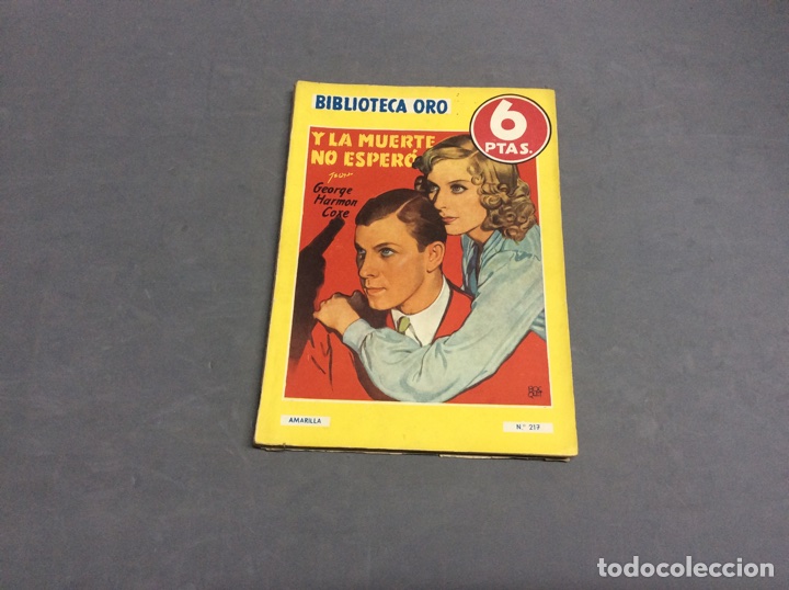 C&oacute;mics: COMICBIBLIOTECA ORO MOLINO , Y LA MUERTE NO ESPER&Oacute;. / GEORGE HARMON COXE - Foto 1