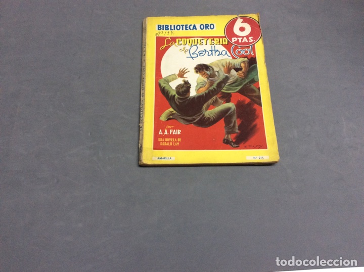 C&oacute;mics: BIBLIOTECA ORO , LA COQUETERIA DE BERTHA COOL / A.A.FAIR - Foto 1