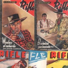 Cómics: RIFLE EDI. ESPAÑA NºS 13 Y 14 Y EDI. RAMOS NºS 13,18 Y 24 - 1950 Y 1954. Lote 68422461