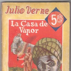 Cómics: JULIO VERNE - LA CASA DE VAPOR - EDI. SAENZ DE JUBERA AÑOS 40 - 23 X 16,5 CMS. 147 PGS