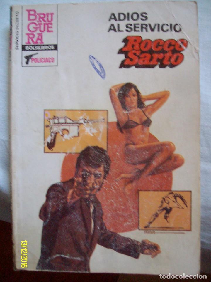 C&oacute;mics: ADIOS AL SERVICIO ROCCO SARTO BOLSILIBROS SERVICIO SECRETO N&ordm; 1726 BRUGUERA