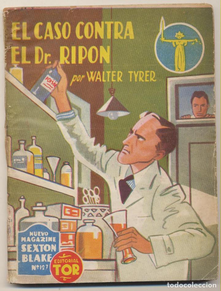 C&oacute;mics: Sexton Blake n&ordm;  127. El Caso contra el Dr. Ripon. Editorial Tor. - Foto 1