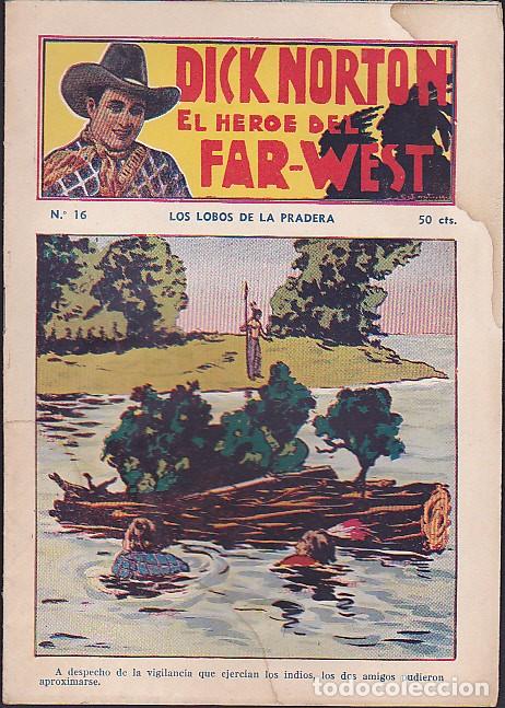 C&oacute;mics: FOLLETIN COLECCION DICK NORTON EL HEROE DEL FAR WEST N&ordm; 16 - Foto 1