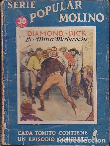 C&oacute;mics: NOVELA COLECCION SERIE POPULAR MOLINO DIAMOND DICK - Foto 1