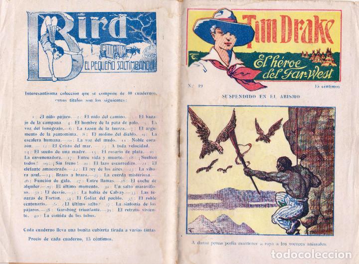 C&oacute;mics: Tim Drake, el h&eacute;roe del Far-West. A&ntilde;o 1925. N&uacute;mero 19: Suspendido en el abismo - Foto 1