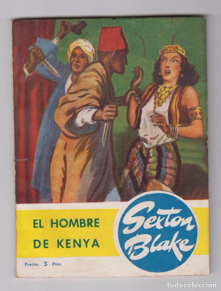 C&oacute;mics: Sexton Blake n&ordm;  14. El hombre de kenya. Ediciones Hymsa  194? - Foto 1