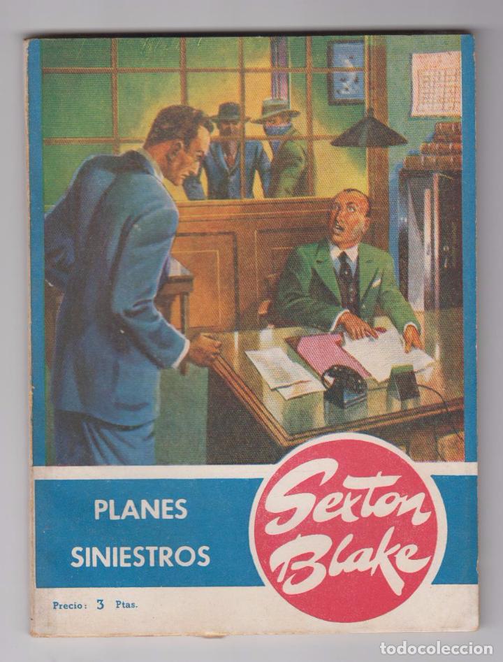 C&oacute;mics: Sexton Blake n&ordm;  12. Planes siniestros. Ediciones Hymsa  194? - Foto 1