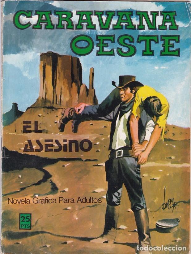 C&oacute;mics: CARAVANA OESTE - EL ASESINO - EDITORIAL VILMAR 1978 - Foto 1