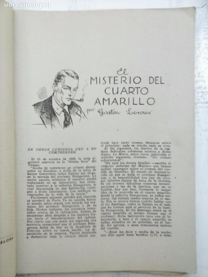 C&oacute;mics: AMELLER NOVELA COMPLETA - EL MISTERIO DEL CUARTO AMARILLO - GASTON LEROUX - - Foto 3