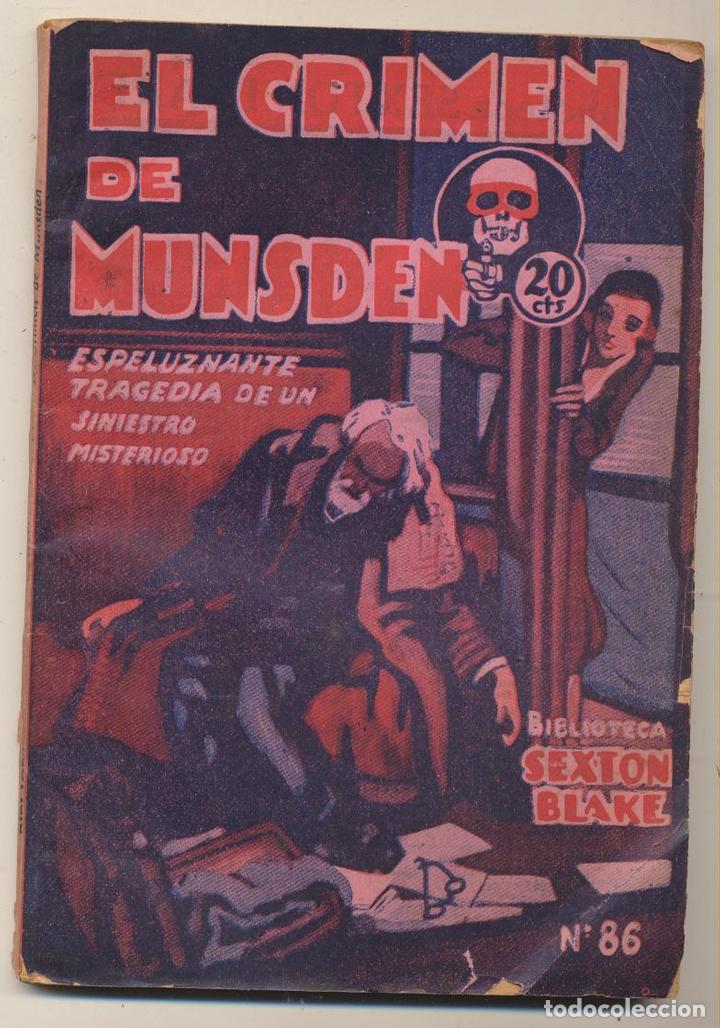 C&oacute;mics: Biblioteca Sexton Blake n&ordm; 86. El crimen del Munsden. DIFICIL. Tor - Foto 1