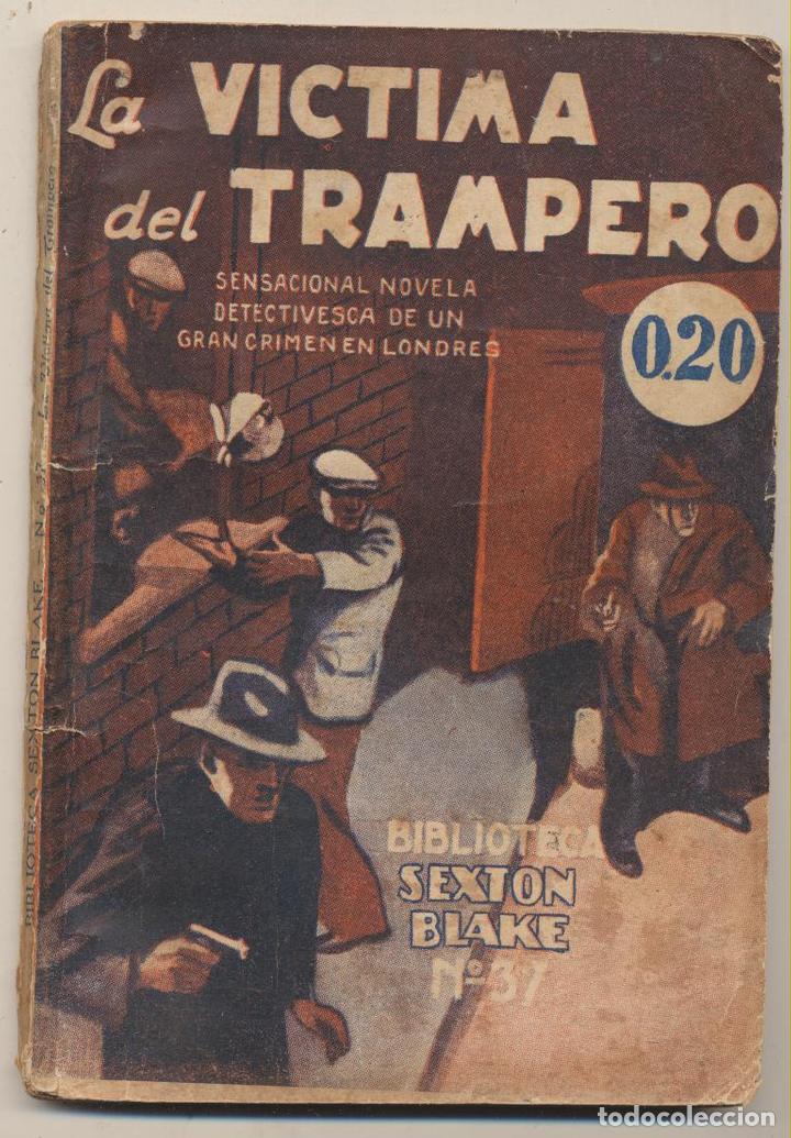 C&oacute;mics: Biblioteca Sexton Blake n&ordm; 37. La v&iacute;ctima del trapero. Tor Argenti- - Foto 1