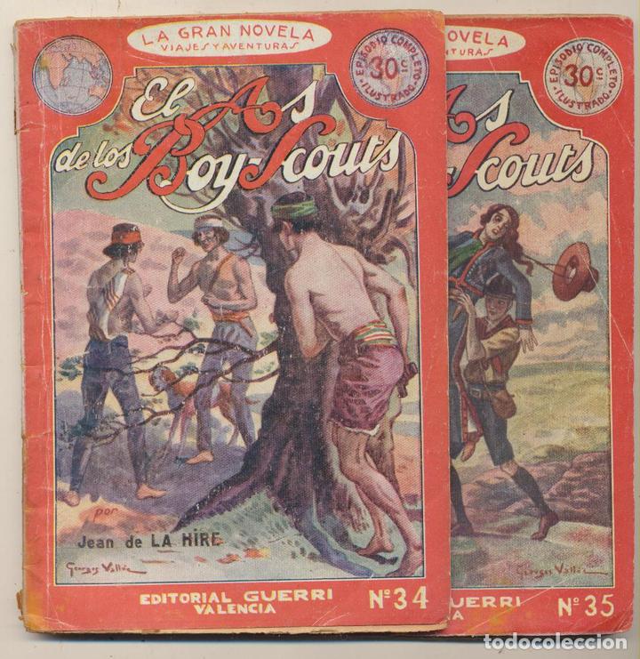 C&oacute;mics: El As de los Boy Scouts. Guerri 1930. 2 ejemplares: 34 y 35 - Foto 1