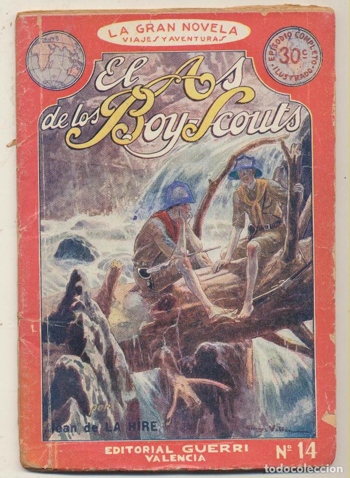 C&oacute;mics: El As de los Boy Scouts. Guerri 1930. n&ordm; 14. DIF&Iacute;CIL - Foto 1