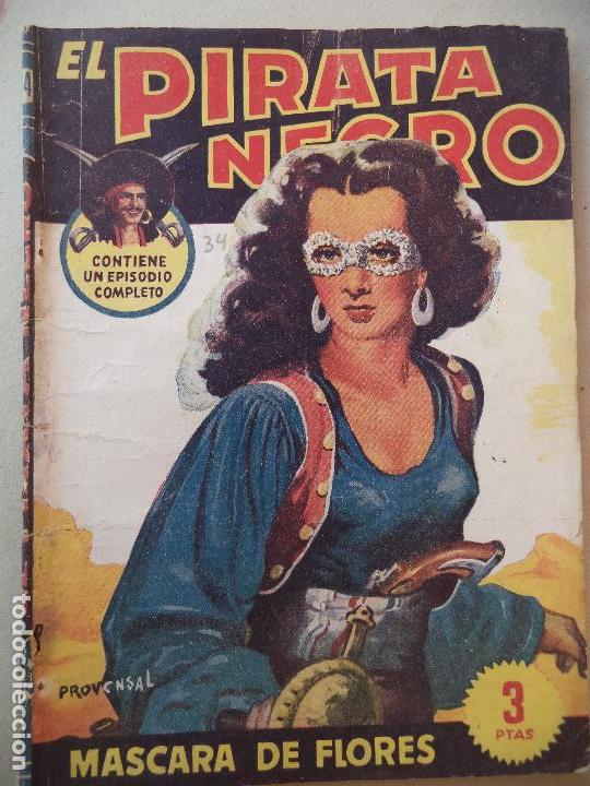 C&oacute;mics: EL PIRATA NEGRO N&ordm; 34 MASCARA DE FLORES - Foto 1