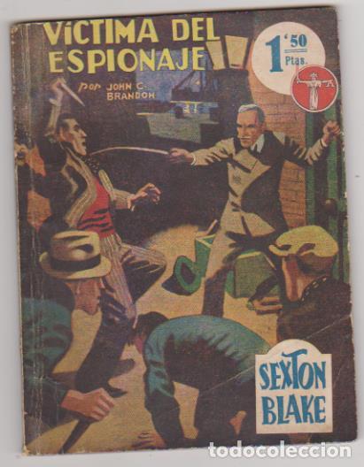 C&oacute;mics: Sexton Blake. V&iacute;ctima del Espionaje. Hynsa. - Foto 1