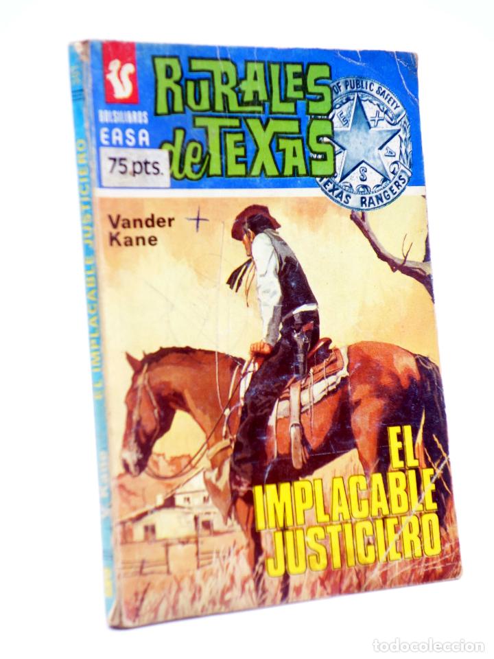 C&oacute;mics: RURALES DE TEXAS 351. EL IMPLACABLE JUSTICIERO (Vander Kane) Andina, 1984 - Foto 1