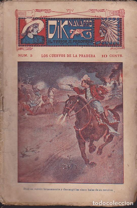 C&oacute;mics: FOLLETIN COLECCION DIK NAVARRO EL TERROR DE LAS PRADERAS N&ordm; 3 - Foto 1