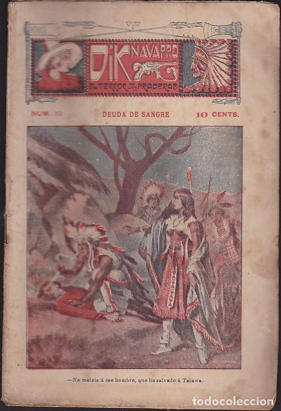 C&oacute;mics: FOLLETIN COLECCION DIK NAVARRO EL TERROR DE LAS PRADERAS N&ordm; 10 - Foto 1