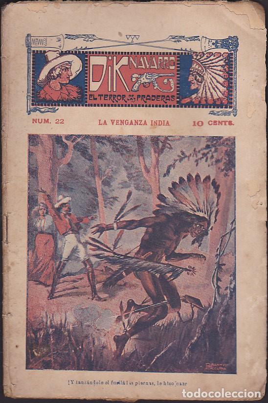 C&oacute;mics: FOLLETIN COLECCION DIK NAVARRO EL TERROR DE LAS PRADERAS N&ordm; 22 - Foto 1