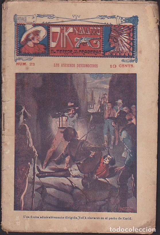 C&oacute;mics: FOLLETIN COLECCION DIK NAVARRO EL TERROR DE LAS PRADERAS N&ordm; 23 - Foto 1