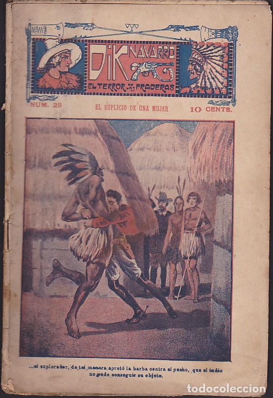 C&oacute;mics: FOLLETIN COLECCION DIK NAVARRO EL TERROR DE LAS PRADERAS N&ordm; 28 - Foto 1