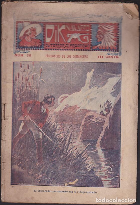 C&oacute;mics: FOLLETIN COLECCION DIK NAVARRO EL TERROR DE LAS PRADERAS N&ordm; 36 - Foto 1