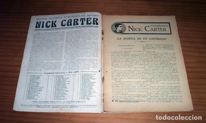 C&oacute;mics: &Uacute;ltimos Episodios de Nick Carter. N&uacute;mero 60: La intriga de un cortesano - Foto 2