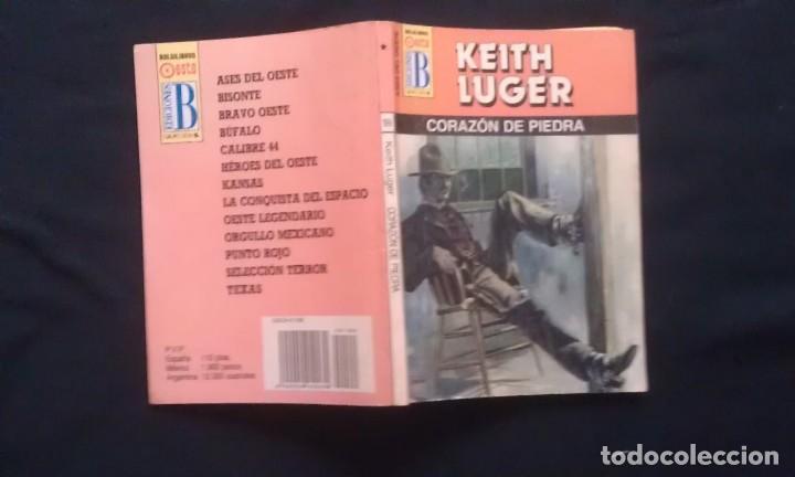 C&oacute;mics: CORAZON DE PIEDRA - KEITH LUGER - ASES DEL OESTE 199 - EDICIONES B - Foto 1