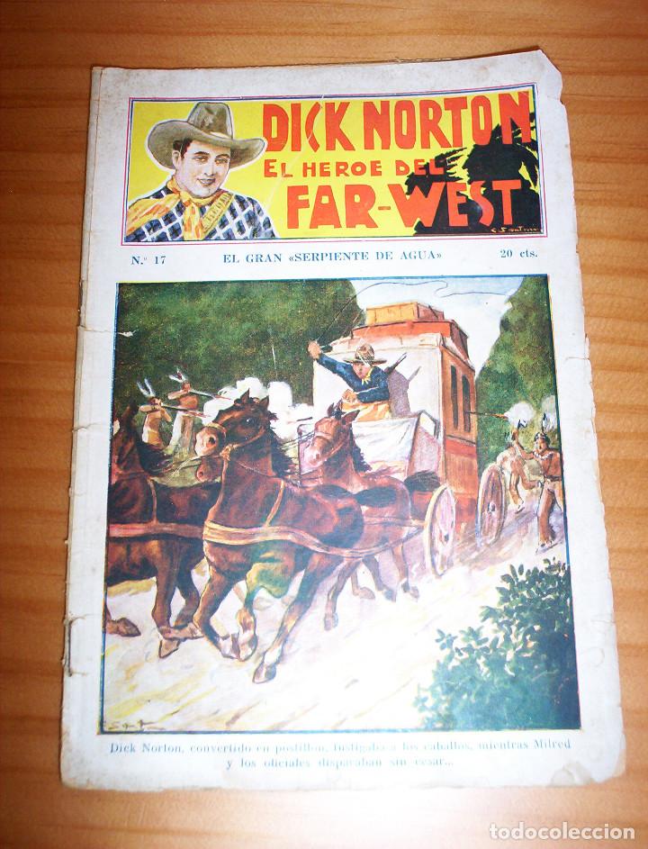C&oacute;mics: DICK NORTON EL H&Eacute;ROE DEL FAR-WEST - N&Uacute;MERO 17: EL GRAN SERPIENTE DE AGUA - Foto 1