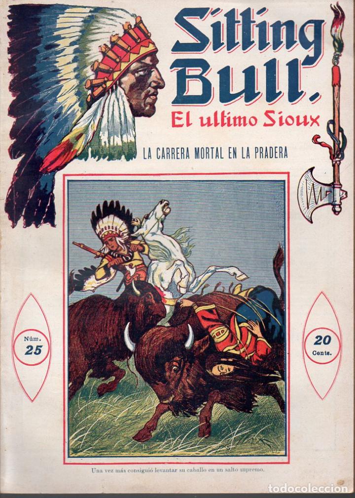 C&oacute;mics: SITTING BULL EL &Uacute;LTIMO SIOUX N&ordm; 25 - LA CARRERA MORTAL EN LA PRADERA - Foto 1