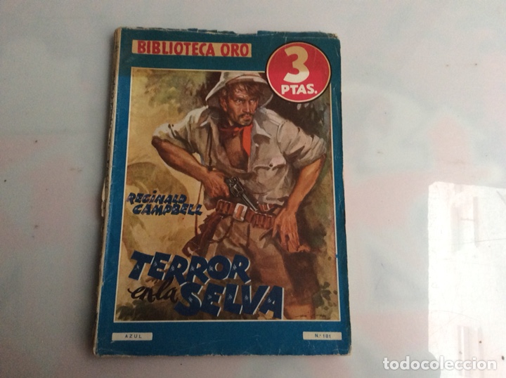 C&oacute;mics: TERROR EN LA SELVA / REGINALD CAMPBELL - BIBLIOTECA ORO N&ordm; 181 - Foto 1