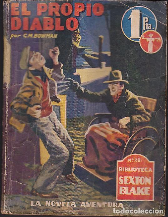C&oacute;mics: NOVELA COLECCION biblioteca sexton blake el propio diablo - Foto 1