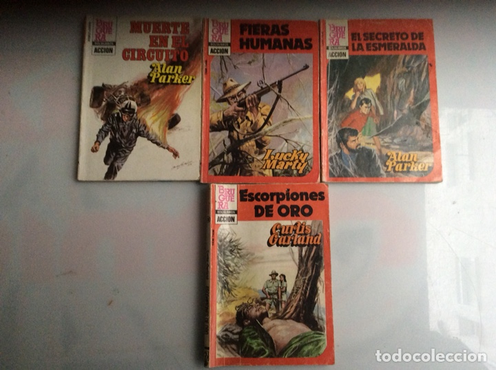Fumetti: BOLSILIBROS BRUGUERA, ACCION - LOTE DE 4 EJEMPLARES , ED. BRUGUERA