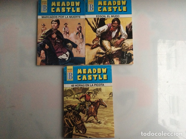 C&oacute;mics: BOLSILIBROS OESTE, LOTE DE 3 NOVELAS / MEADOW CASTLE - Foto 1