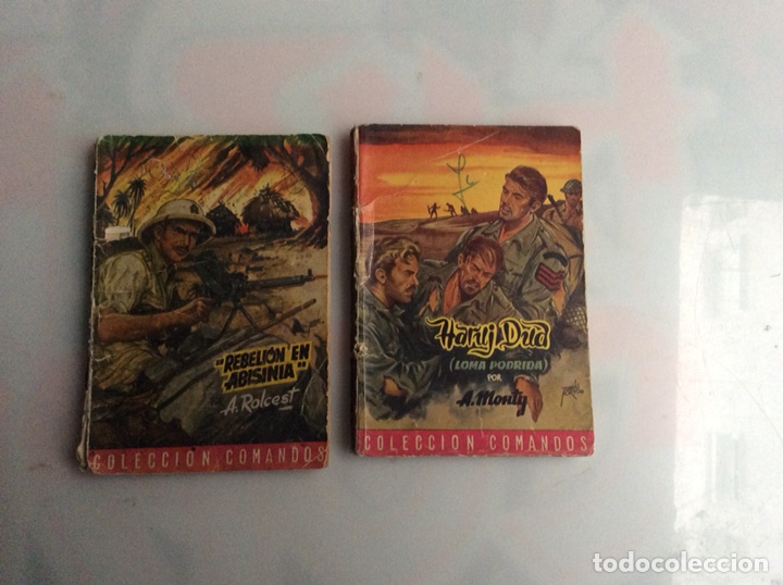 Comics: BOLSILIBROS COLECCI&Oacute;N COMANDOS LOTE 2 EJEMPLARES -ED. VALENCIANA,
