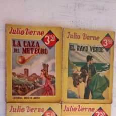 Cómics: JULIO VERNE - EDITORA SAENZ DE JUBERA - 4 LIBROS - DUEÑO DEL MUNDO ETC. Lote 155305906