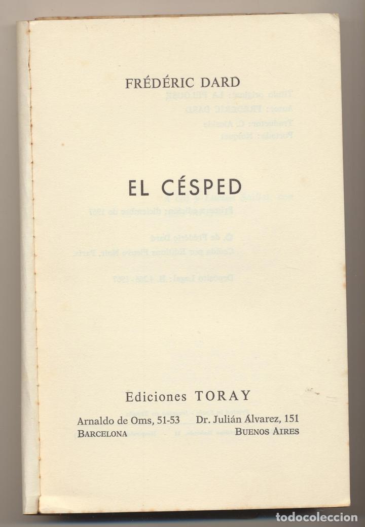 C&oacute;mics: Frederick Dard. El C&eacute;sped. 1&ordf; Edici&oacute;n Toray 1967 - Foto 1