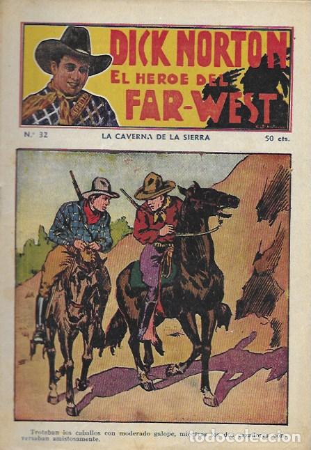 C&oacute;mics: Dick Norton, el h&eacute;roe del Far-West. N&ordm; 32 La caverna de la sierra. Vecchi - Foto 1