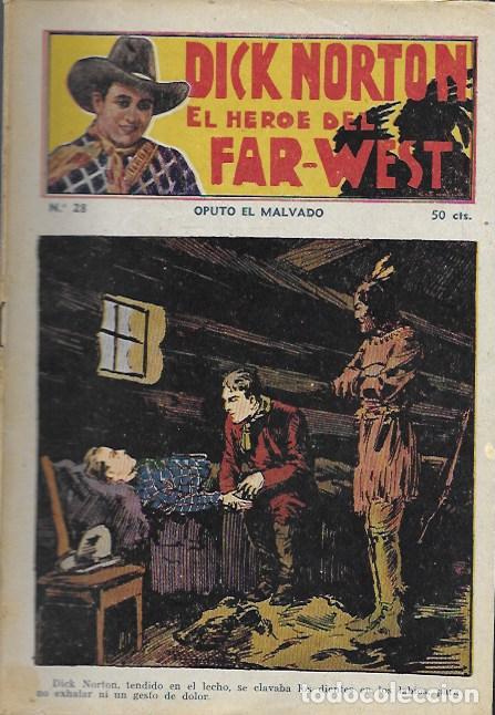 C&oacute;mics: Dick Norton, el h&eacute;roe del Far-West. N&ordm; 28 Oputo el malvado. Vecchi - Foto 1