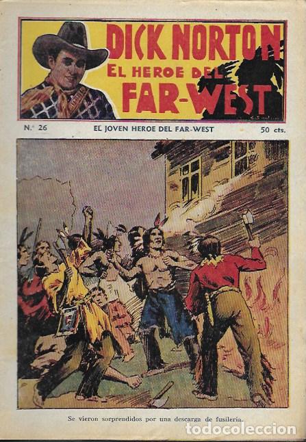 C&oacute;mics: Dick Norton, el h&eacute;roe del Far-West. N&ordm; 26 El joven h&eacute;roe del far-west. Vecchi - Foto 1